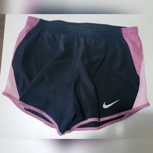 Nike Womens Black Pink Athletic Shorts Small